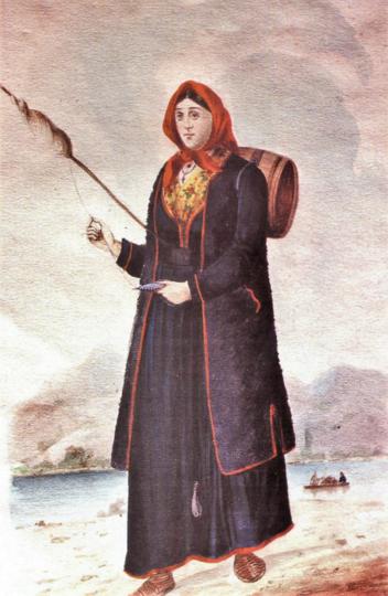 11.-Žena-iz-Ostrova,-Neretva-u-Dalmaciji,-Album-Nikole-Arsenovića,-1870-ih,-Etnografski-muzej-Beograd