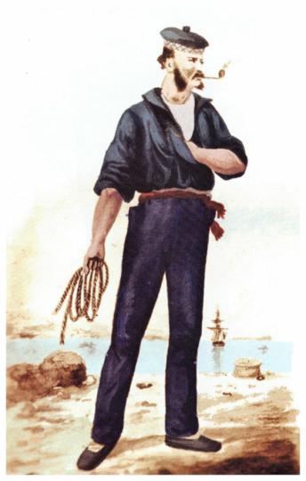 11.-Žitelj-iz-Orebića-s-poluotoka-Pelješca,-Album-Nikole-Arsenovića,-1870-ih,-Etnografski-muzej-u-Beogradu