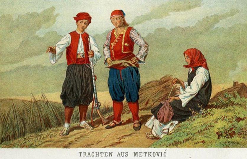 14.-Nošnje-iz-Metkovića,-Ludvig-Salvator-von-Habsburg,-1870.