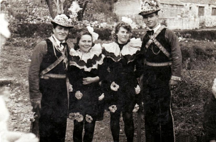 16.-Lijepi-maškari-i-pokladari-1960-ih,-KUD-Lastovo