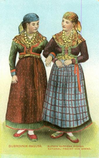 16.-Župska-narodna-nošnja,-razglednica,-20.-st.