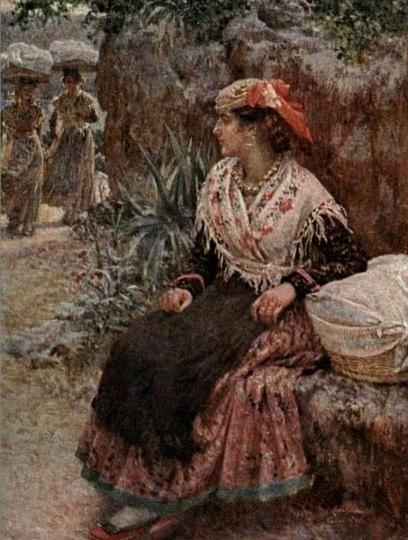 23.-Župka,-Vlaho-Bukovac,-razglednica,-1917.