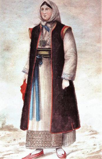 32.-Prvobitna-nošnja-žene-iz-Konavala,-Album-Nikole-Arsenovića,-1870-ih,-Etnografski-muzej-u-Beogradu