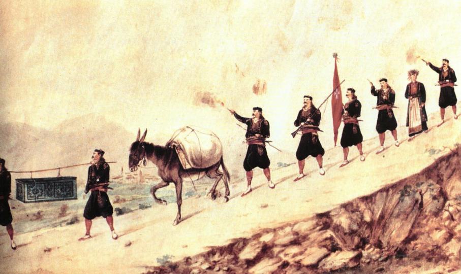 36.-Svatovi-u-Konavlima,-Dalmacija,-Album-Nikole-Arsenovića,-1870-ih,-Etnografski-muzej-u-Beogradu