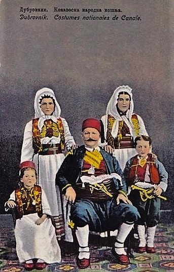 63.-Konavoska-narodna-nošnja,-razglednica,-20.-st.-(3)