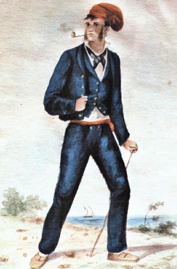 7.-Muškarac-iz-Janjine-s-poluotoka-Pelješca,-Album-Nikole-Arsenovića,-1870-ih,-Etnografski-muzej-u-Beogradu