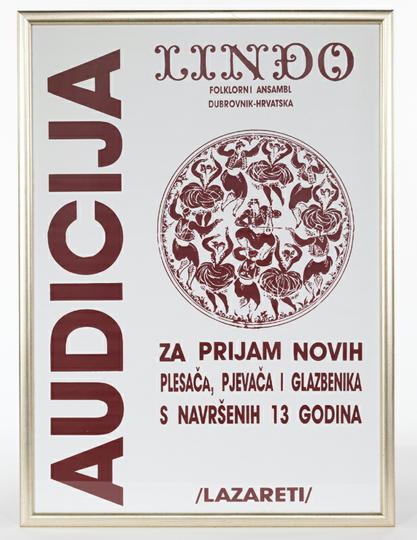 FAL-D-1412,-Plakat---poziv-za-prijem-novih-članova-ansambla,-2000-ih