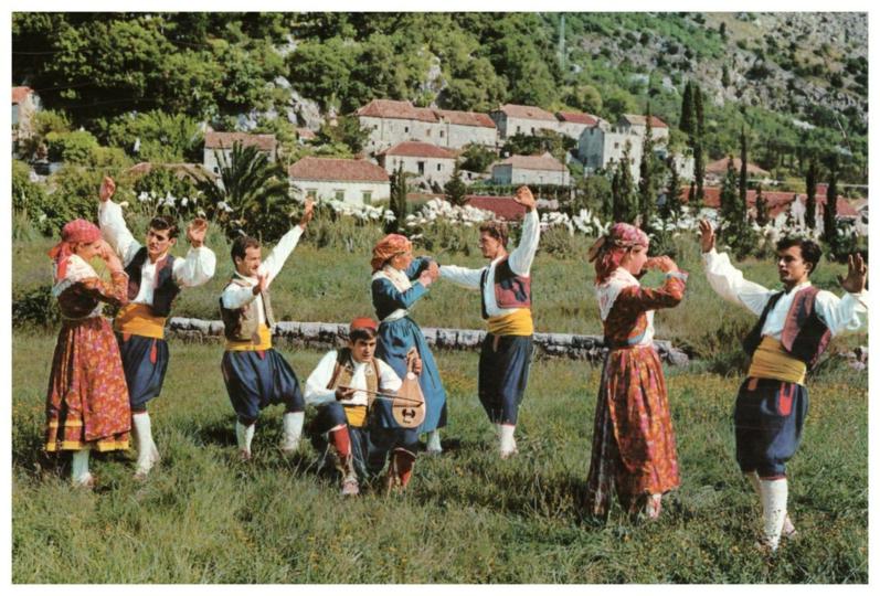 FAL-D1470,-Narodna-nošnja-iz-Dubrovačkog-primorja,-Hrvatska,-1973.