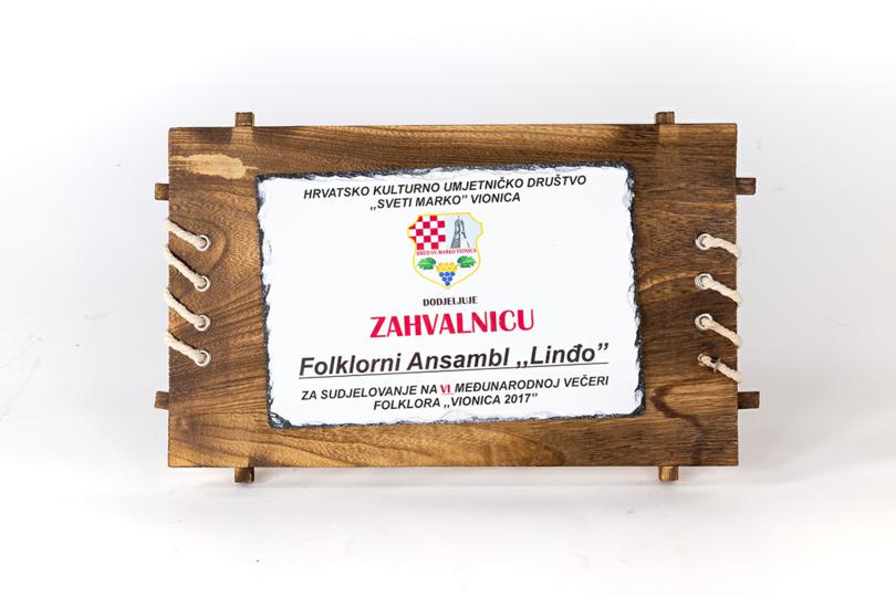 FAL-M-11,-Zahvalnica-Hrvatskog-kulturno-umjetničkog-društva-Sveti-Marko-Vionica-za-sudjelovanje-na-6.-Međunarodnoj-smotri-folklora,-2017